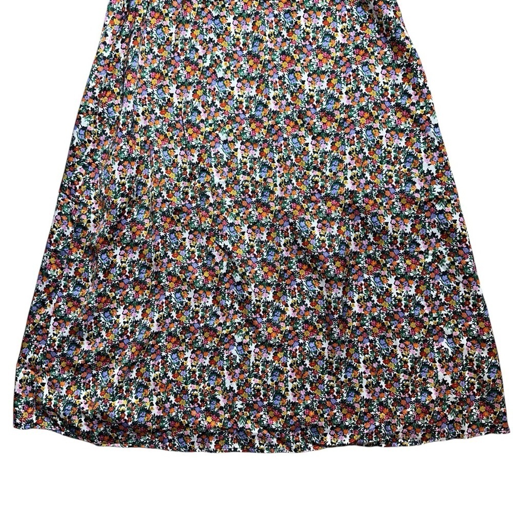 For Love & Lemons Multi Floral Print Hayes Midi Dress Womens M - Picture 8 of 9